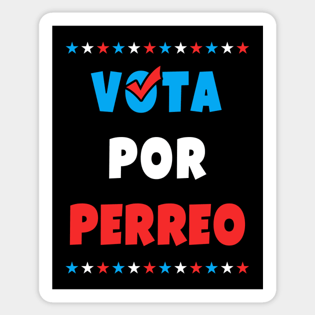 Vota Por Perreo - Puerto Rican Election Sticker by PuertoRicoShirts